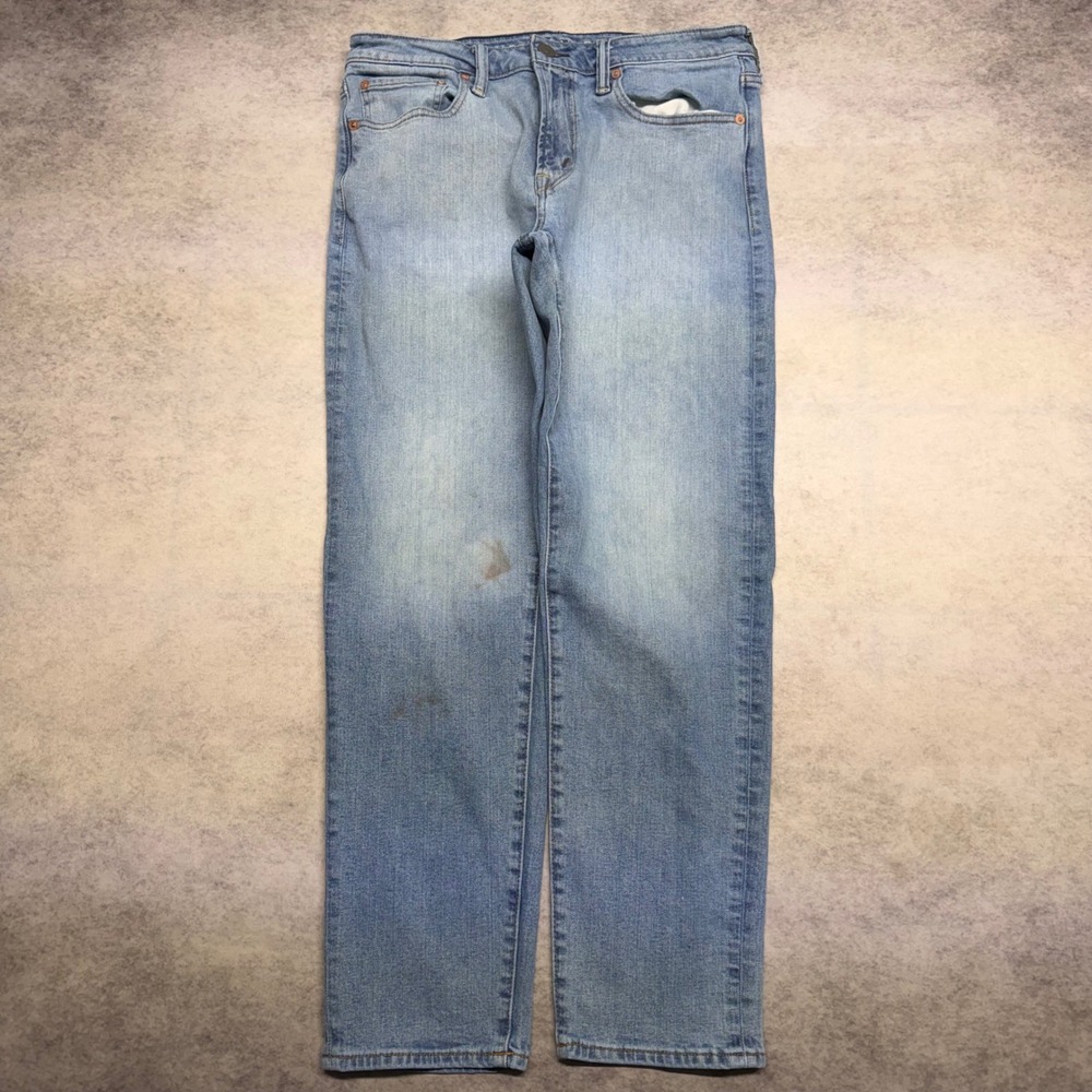 American Eagle Athletic Fit Mens Size 31x30 Light Wash Stretch Denim Jeans